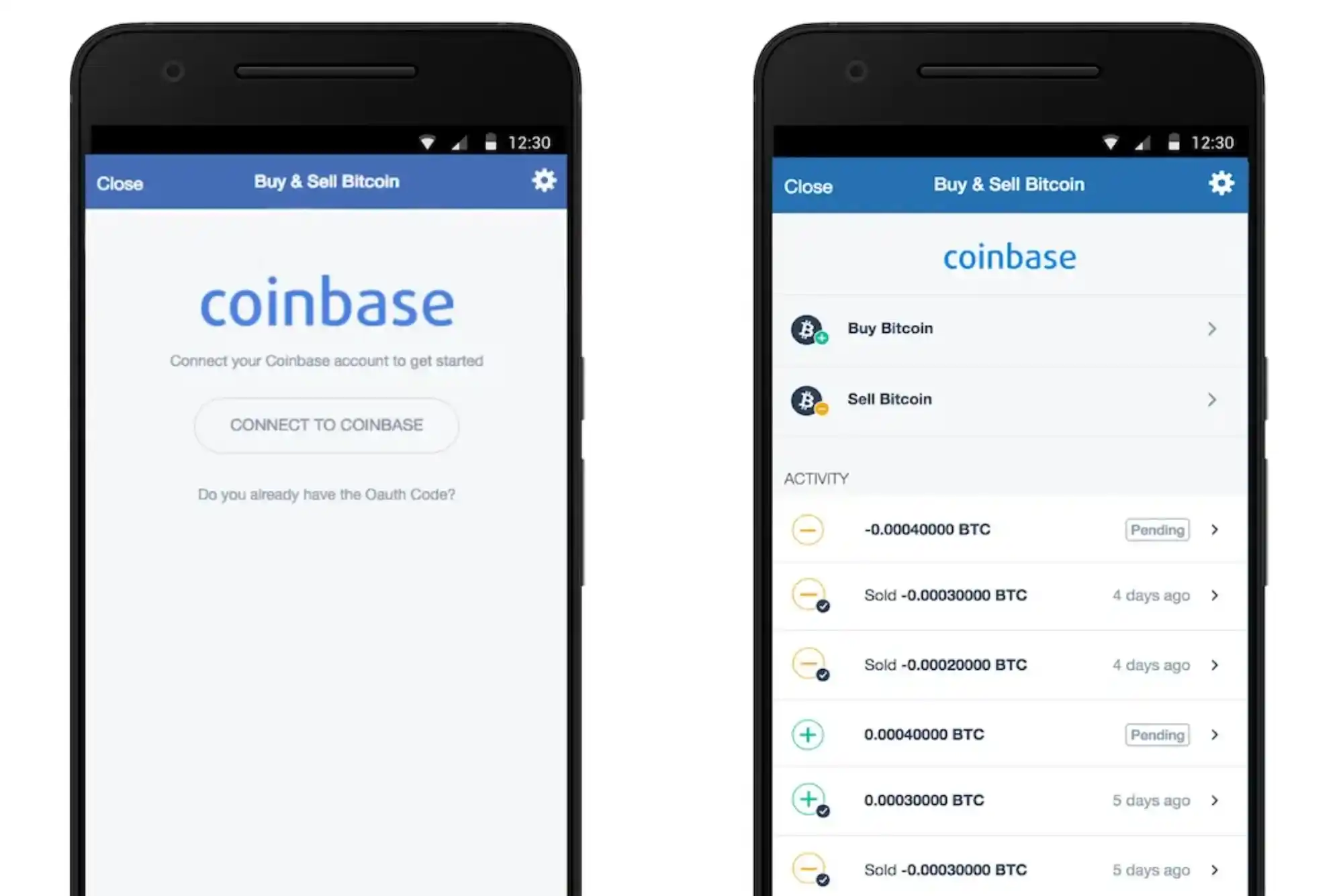 Cryptocurrency from Coinbase to Wallet